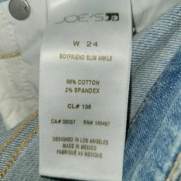 Joe's Boyfriend Slim Ankle Jeans - Picture 6 of 7
